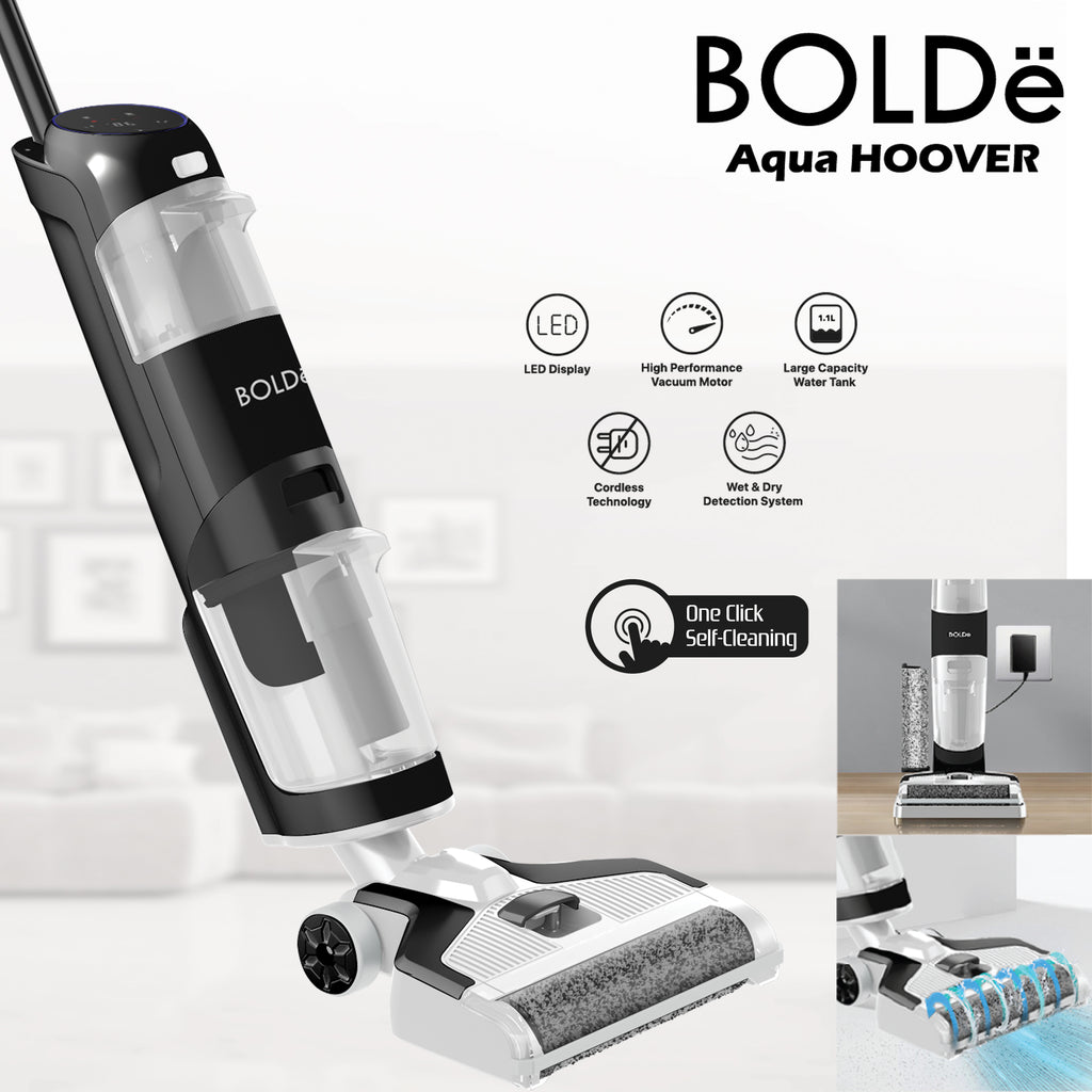 a AQUA HOOVER ( Smart Mop + Vacuum 2 in 1 )