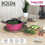 Casserole 24 cm, Granite BLACKPINK Series