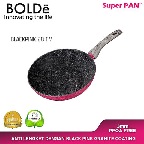 WOK ( WAJAN ) 28 cm, Granite BLACKPINK