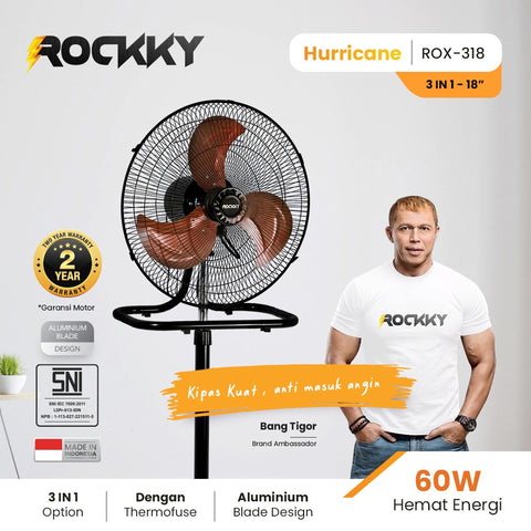 Rockky Hurricane Fan 3 in 1
