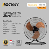 Rockky Hurricane Fan 3 in 1