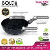 WOK ( WAJAN ) 24 cm, BLACK DARK KNIGHT