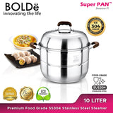 Super PAN SS 304 Stainless Steel STEAMER