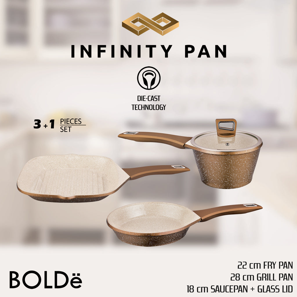 a Infinity PAN 3+1 sets GOLD