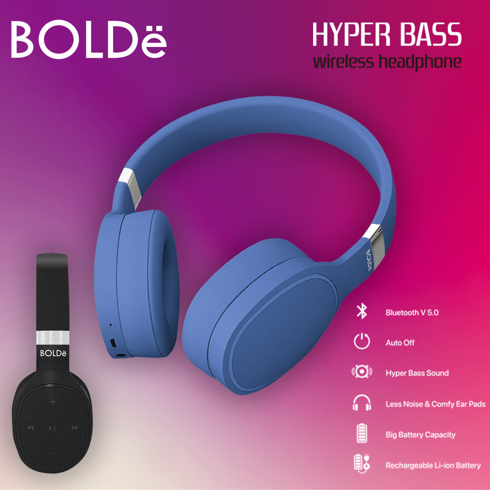 a BOLDe Wireless Headphone Hyper BASS